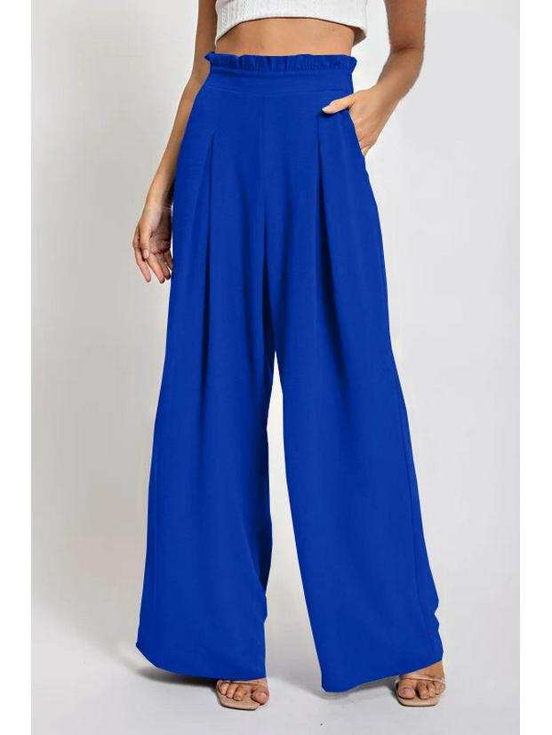 2025 Summer Fashion Casual Solid Color Women's Long Pants