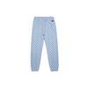New MLB Old Flower Knitted Sweatpants Unisex Blue 3ATPM0121-50BLL