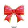 Large Matte Bow Aluminum Foil Balloon for Birthday Decoration and Photography
