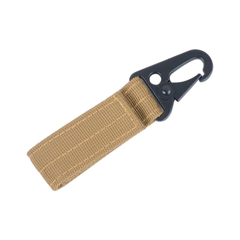 

Tactical Carabiner Outdoor Keychain High Strength Nylon Keys Holder Camping Backpack Belt Hook Camping Hiking Tools Accessories хаки