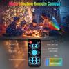 Waterproof Firefly Laser Projector Lights Outdoor,12 Effect Moving RGB Lights Show Laser Projection with RF Remote and Timer for Wedding Halloween