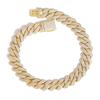 Hiphop Chunky Gold Plated Man Cuban Link Chain Iced Out CZ Miami Brass Copper Necklace Rapper 20mm Women