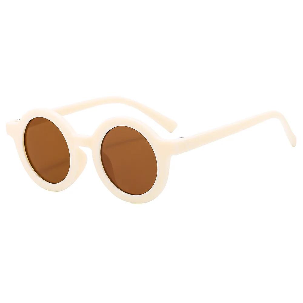 

Fashion Round Children s Sunglasses Retro Personalized Trendy Cool Sun Glasses Sunshade and UV Protection Baby Eyewear 1PC