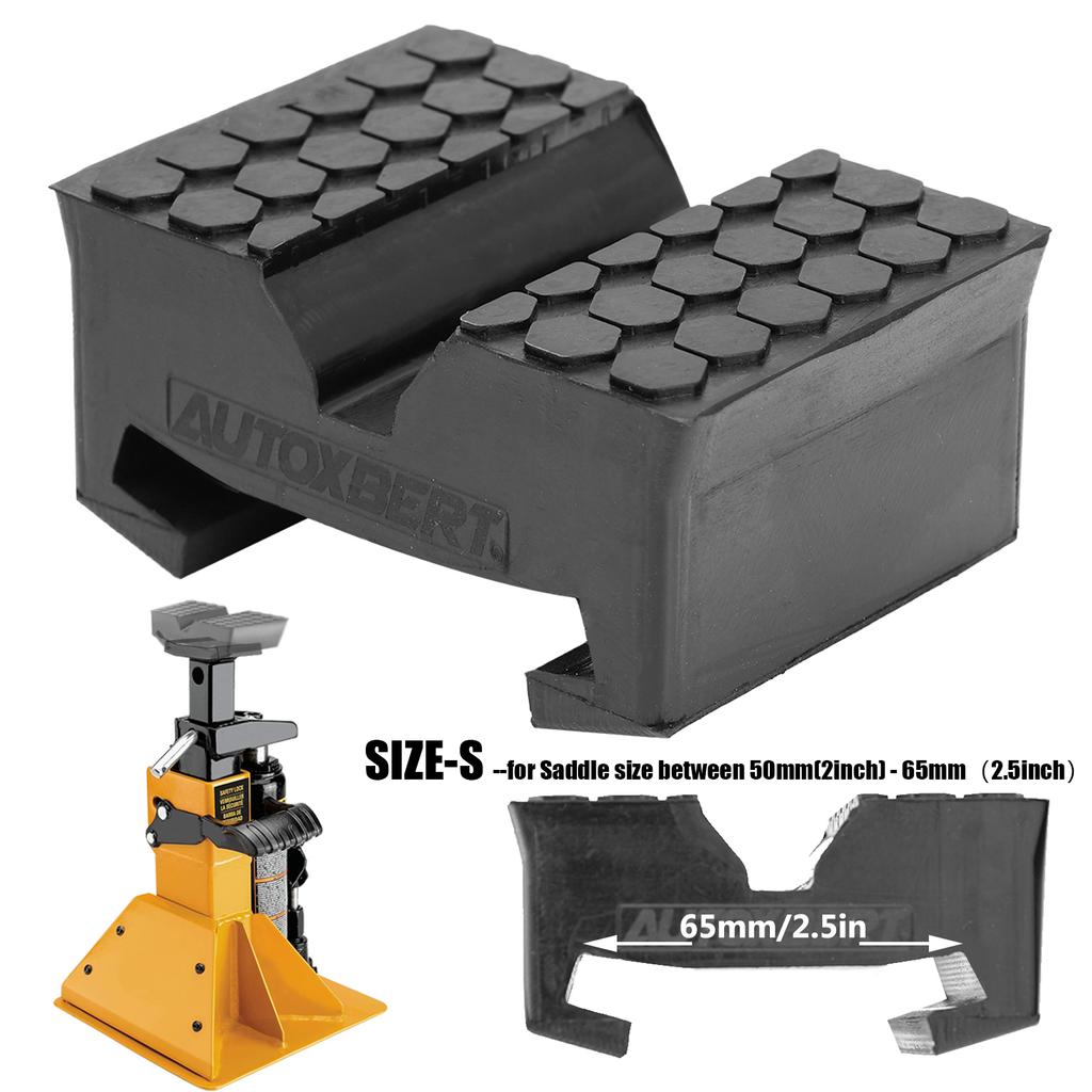 Car Rubber Slotted Jack Stand Pad Pad Bottle Lift Saddle Adapter Repair Tool Frame Stand Rail Pinch Weld Adaptor Rail Protector