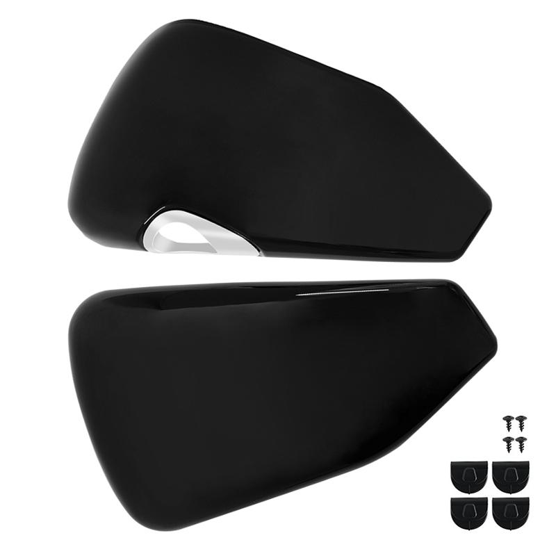 Motorcycle Black Battery Fairing Cover Left Right Protection Cover Accessories For Harley Sportster 883 1200 XL 2014-up
