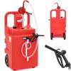 Portable Fuel Tank With Hand Pump On Wheels 20 L/Min 120 L