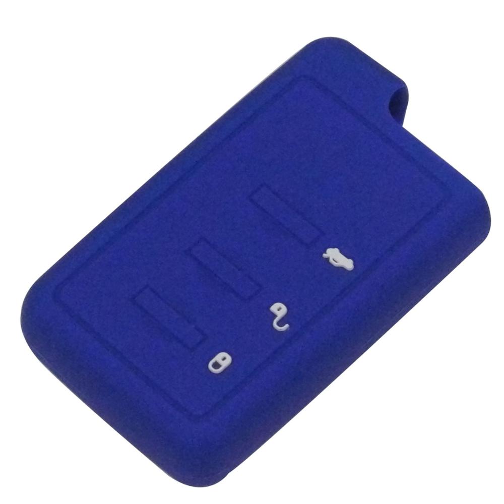 Jingyuqin Silicone Remote Smart Car Key Case Cover For Subaru XV Forester Outback Legacy 3 Buttons