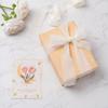 3 Rolls 5m Chiffon Ribbon DIY Craft Light Weight Fringe Chiffon Silk Ribbon Multi-functional Handmade Hairy Chiffon Ribbon