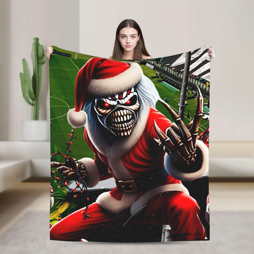 Band I-Iron M-Maidens Tour 2025  Blanket  Travel Flannel Throw Blanket For Living Room Warm Soft Quality Bedspread Gift Idea