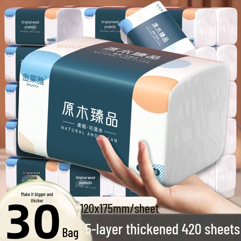 420-Pack Large Facial Tissue & Paper Towel Family Set