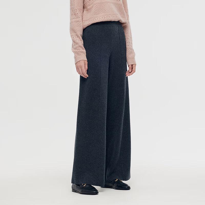 GOELIA Washable Wool Wide-Leg Pants