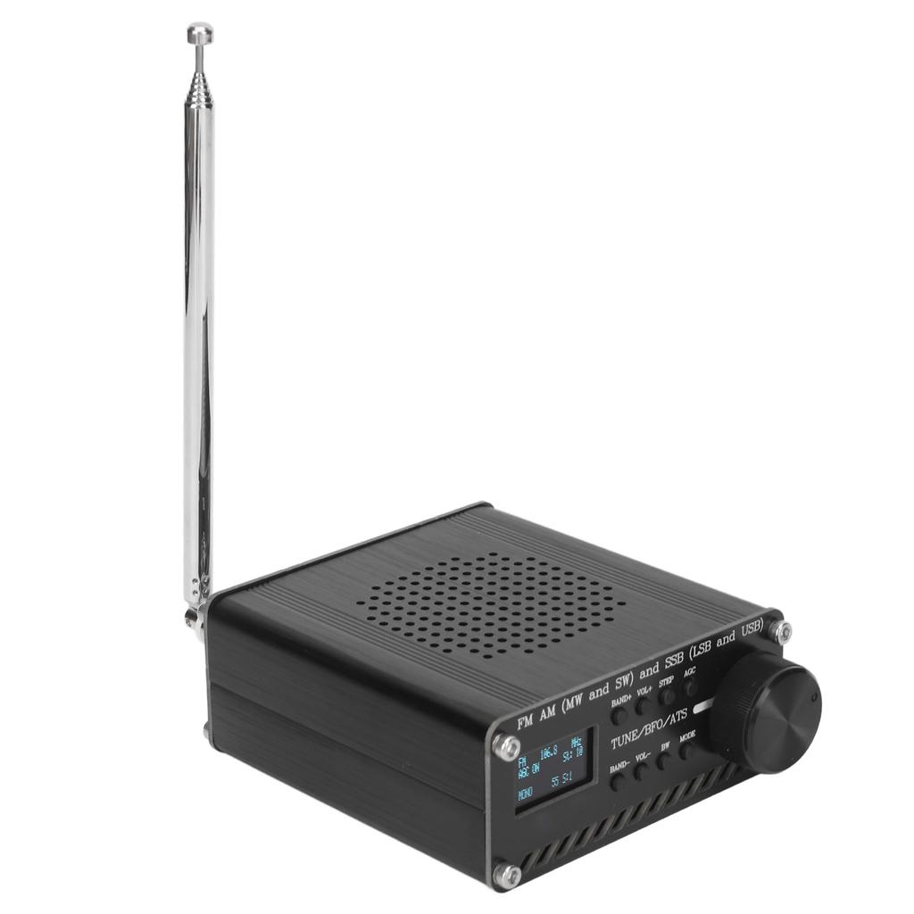 Full Band Radio Receiver Aluminum Alloy FM AM (MW SW) SSB (LSB USB) Frequency Radio Receiver