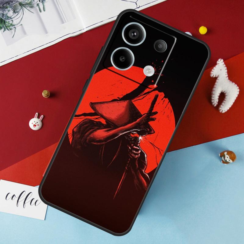 Japanese Samurai Warrior Case For Xiaomi Redmi Note 14 12 11 10 13 Pro 15 Pro Plus Redmi 15 14C 10C 12C 13C 15C Cover