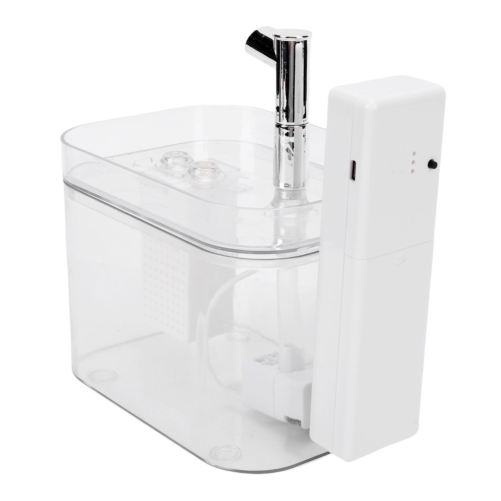 

Cat Water Fountain Battery Operated Quiet 1.5L Large Capacity Circulating Filtering Automatic Pet Water Dispenser for Cats Dogs