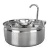 Cat Water Fountain Stainless Steel 3.2L Automatic Circulation Pet Drinking Dispenser Quiet Dog Drinking Waterer with