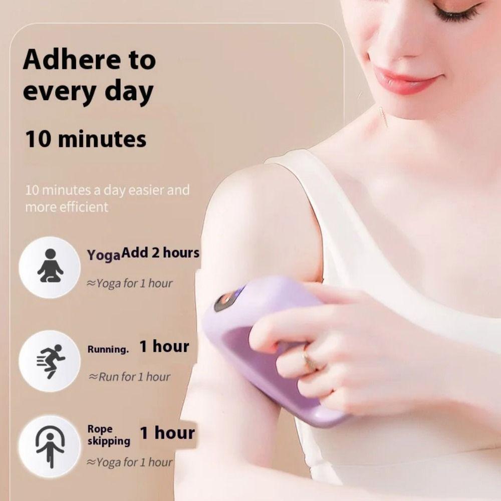 Electric Fascial Massage Ring Muscle Masajeador Vibration Waist Massager Handheld High Frequency Body Massage Machine Thigh Arm