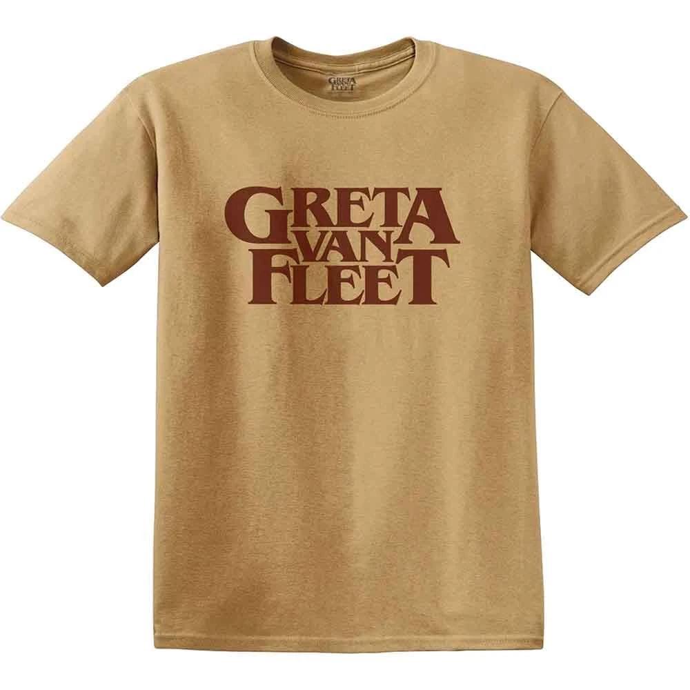 Greta Van Fleet Unisex T-Shirt Logo Gold XL