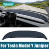 For Tesla Model Y Juniper Launch 2025 2026 EV Car Dashboard Cover Trument Desk Sun Shade Anti-UV Carpet Mat Non-Slip Pad