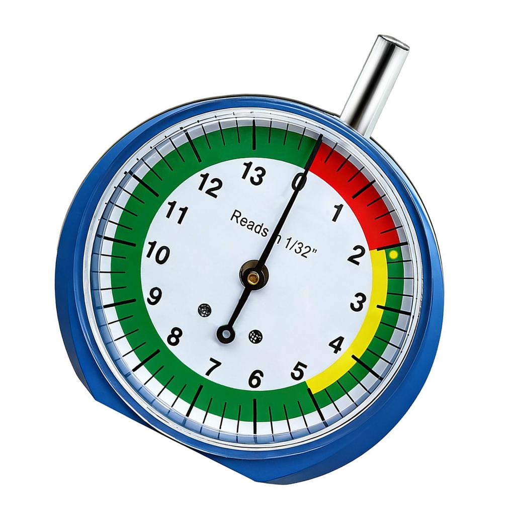 Zinc Alloy Tire Tread Depth Gauge Portable Design for Accurate Wear Inspection Easy Measurement on Various Vehicles