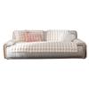 Rabbit Plush Sofa Cushion Winter Thickened Fleece Cover Warm Non-Slip Three-Seat Sofa Protector