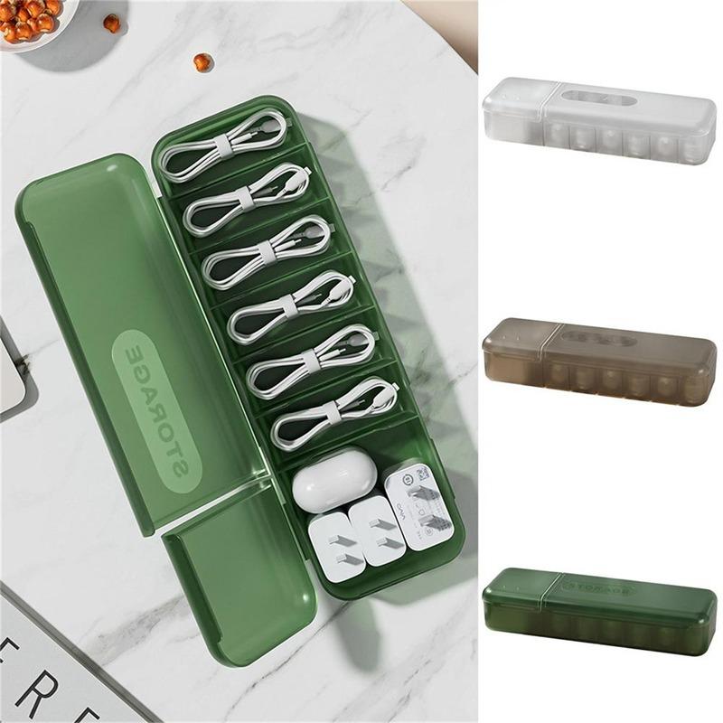 Plug Board Storage Box Cable Wire Organizer Case With Lid Socket Wireless WiFi Router Bracelet Desktop Space Saving Holder Shelf