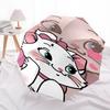Aristocats, Marie Themed Automatic Opening and Closing Umbrella, Brightly Colored 8-rib Portable Umbrella, Suitable for Men and Women, A Perfect Gift