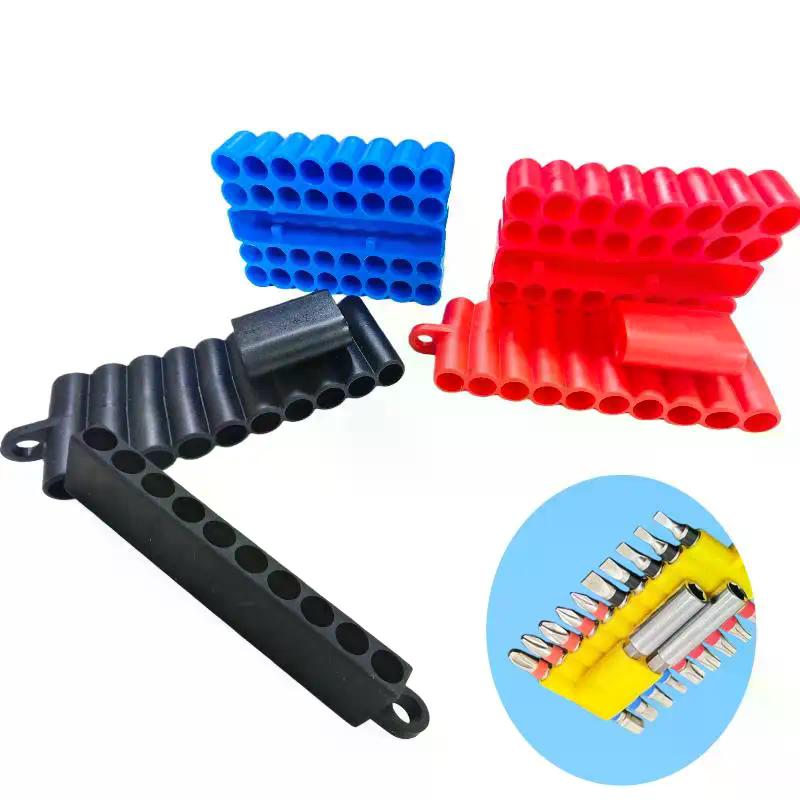 1/4" Hex Shank Compatible Screwdriver Bit Holders; Comes In Packs of 2/3/5 with 10/22/32 Storage Slots