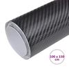 Car Wrap Film 4D Black 100x150 Cm