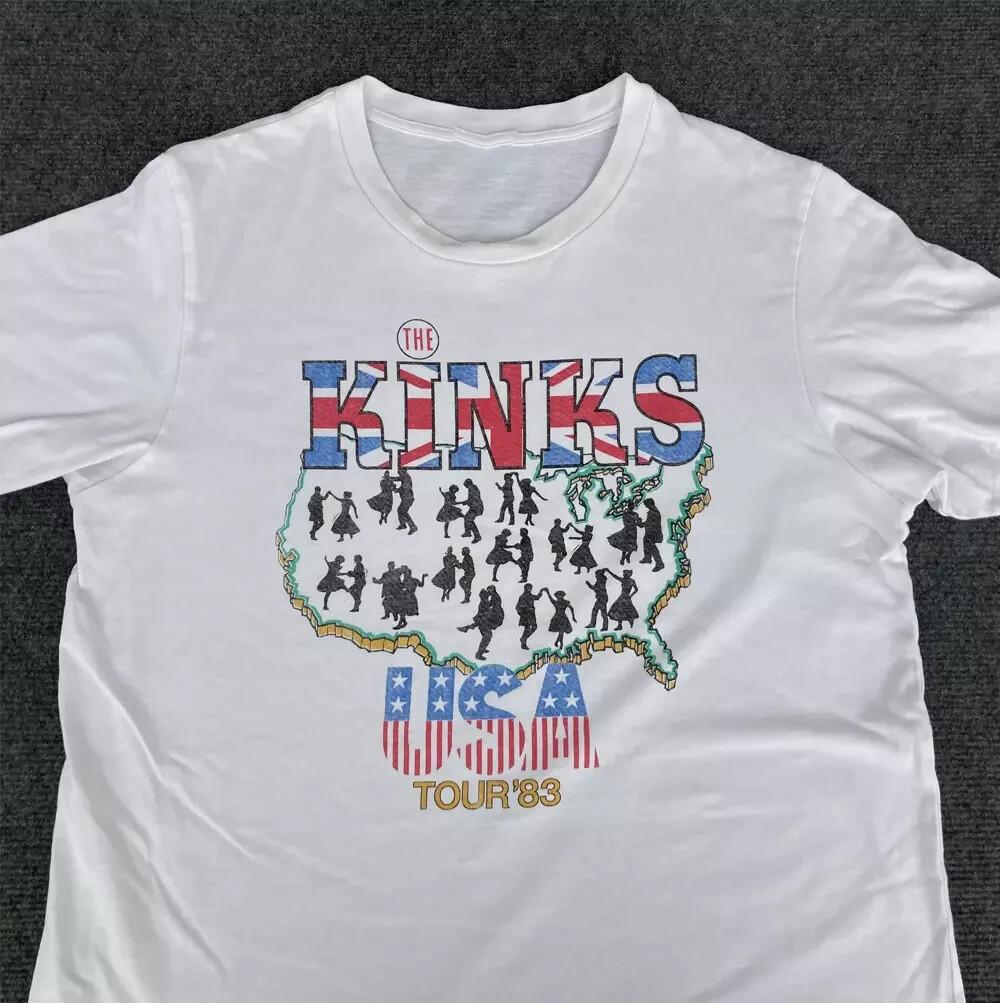 Band The Kinks State of Confusion Tour T shirt Size S-5XL XL