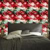 Ink Red, Coral and Green Wallpaper for Living Room and Bedroom 50x1000