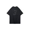 Li-Ning Wade Series Alphabet Print Crew Neck Short Sleeve T-Shirt Men Tops Black ATSQ089-1