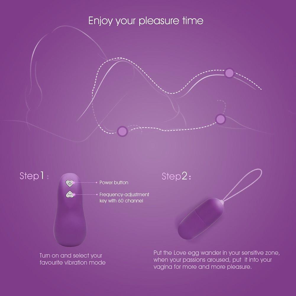 Waterproof  Vibrator Egg Clitoral Massage Sex Women