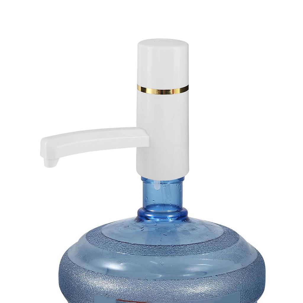 1x Wireless Rechargeable Bottle Drinking Water Electrical Pump Portable Dispenser USB (White)