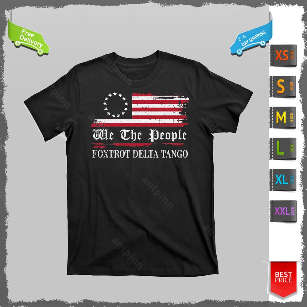 Foxtrot Delta Tango Flag We The People Resist Women T-Shirt Unisex Unisex T-Shirt XXXXL
