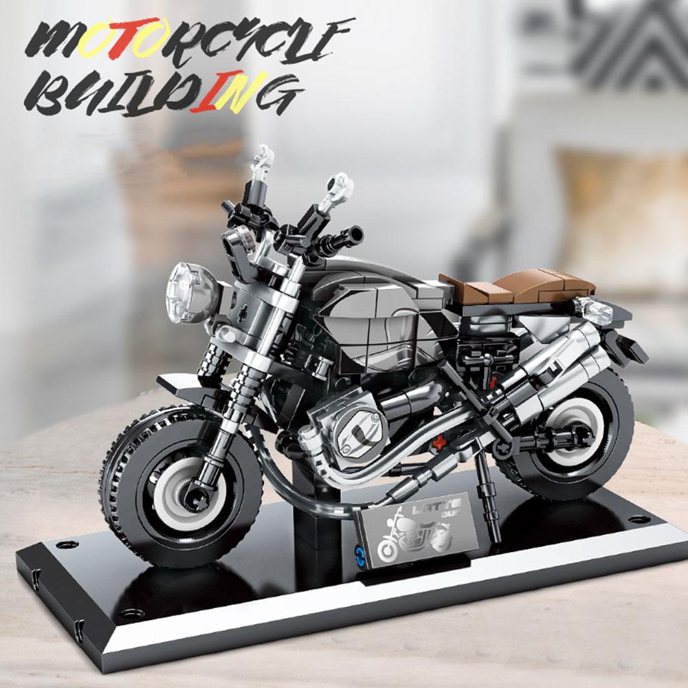 Motocross Building Blocks Toy Children Educational Assembled Off-road Racing Motorcycle Toys