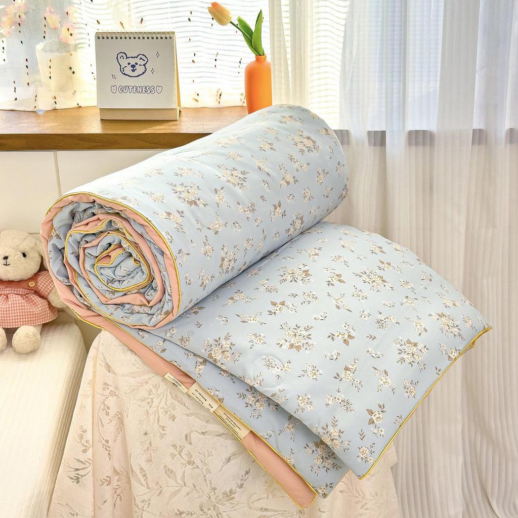 New A-Type Summer Cooling Quilt - Lightweight Single & Double for Dorms, Kids & Gifts