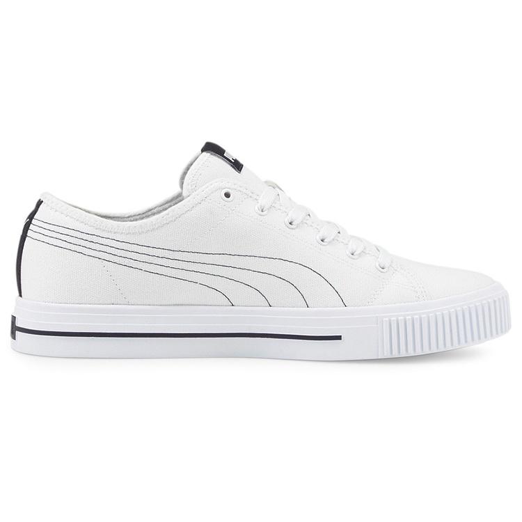 Puma Ever Cv Casual Skateboarding Shoes Unisex White Black Men's 383865-04