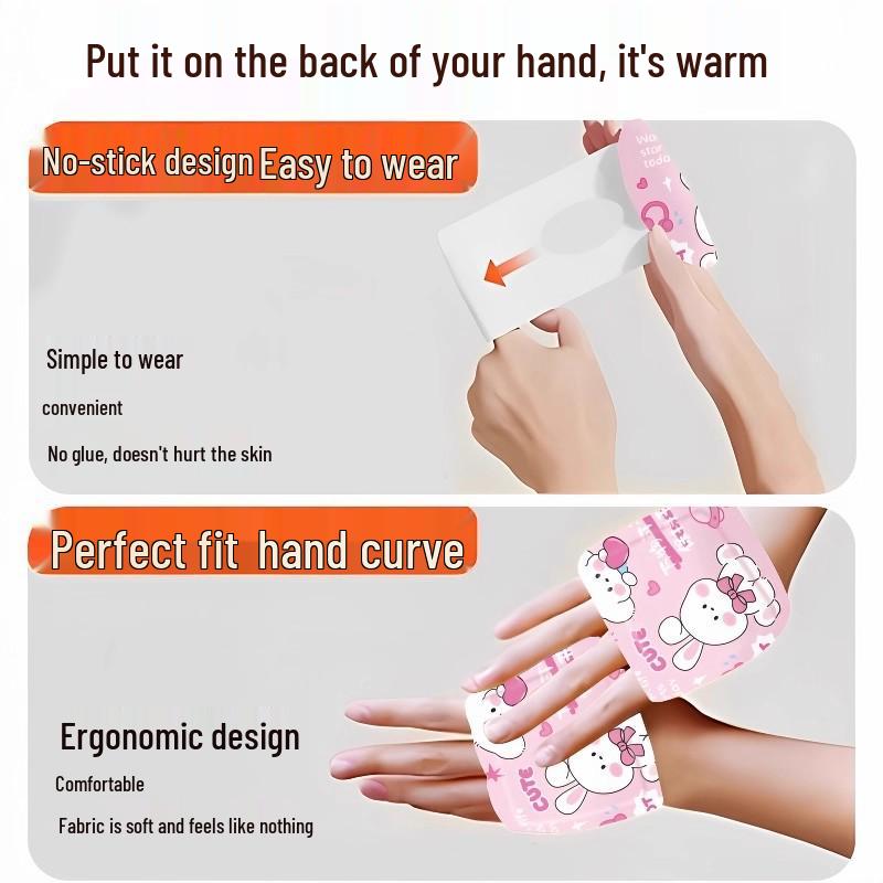 Self-Heating Wearable Hand Warmer Patch for Children