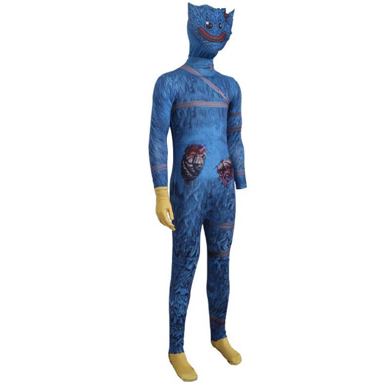 Poppy Playtime Huggy Wuggy Blood Halloween Costume For Teens And Adults