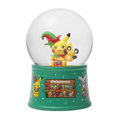 POKEMON Center Original Snow Globe Pokemon Christmas Toy Factory