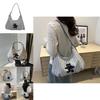 Stylish Large Capacity Blue Canvas Tote Bag For Women Perfect For Autumn Fashion