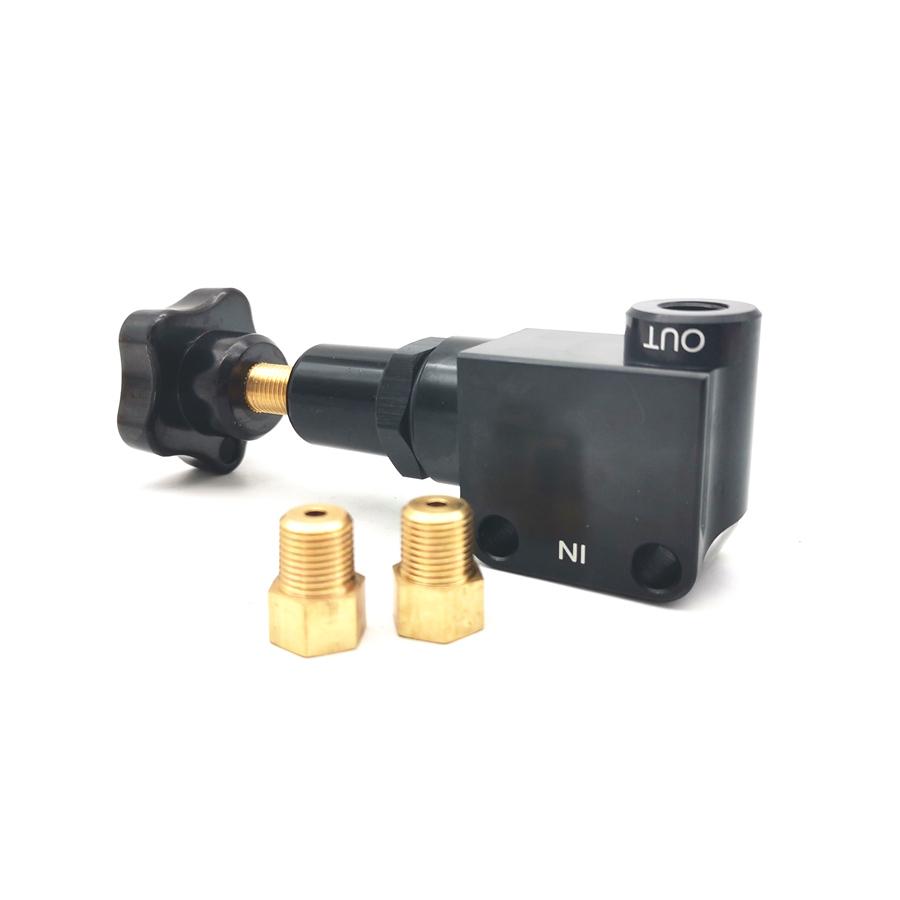 Brake Proportioning Valve Adjustable Pressure Regulator Screw Knob Type 260-8419 for Wilwood