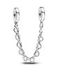 Pandora Linked Heart Safety Chain 792274C00