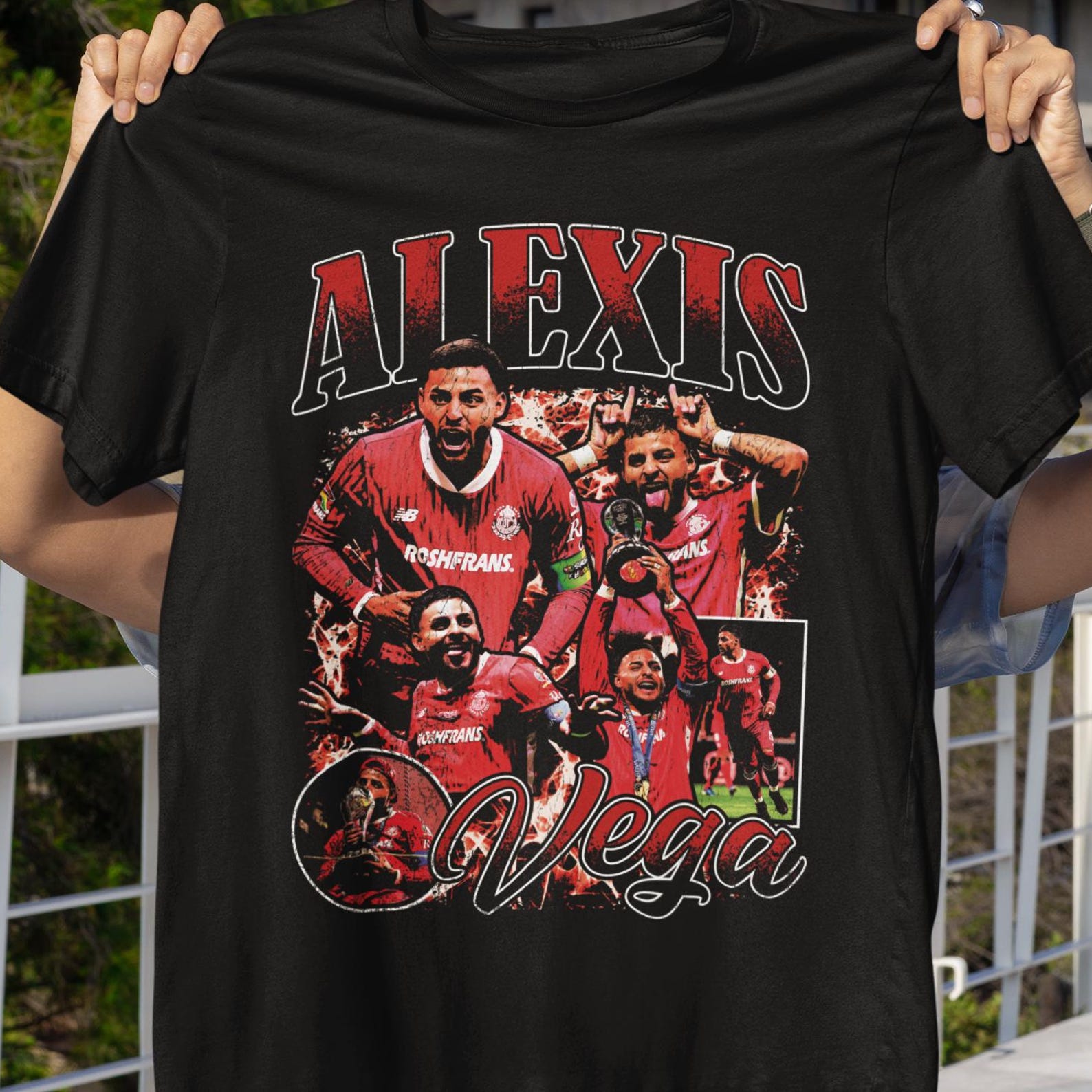 Alexis Vega Vintage Retro Y2K Unisex T-Shirt | Alexis Vega Fan Gift | Alexis Vega Toluca FC | Toluca FC Fan | Alexis Vega Tee S