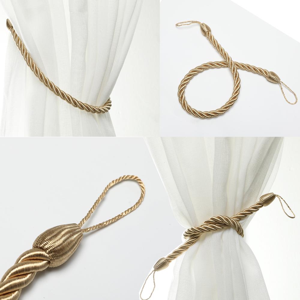 1 Stück Vorhang Raffhalter Seile Raffhalter Handgefertigt Vorhanghalter Clips Wohnaccessoires Dekorativ