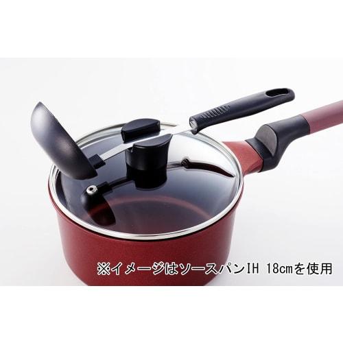 Bestco Volante ND-766, 16cm Brown Diamond-Coated Induction Cooking Saucepan with Glass Lid
