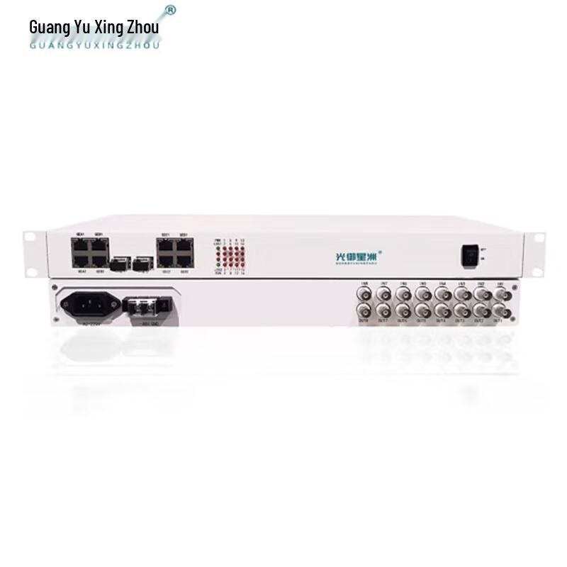 GY-8E14GE 8E1 PDH Optical Transceiver with 4 GE Ethernet