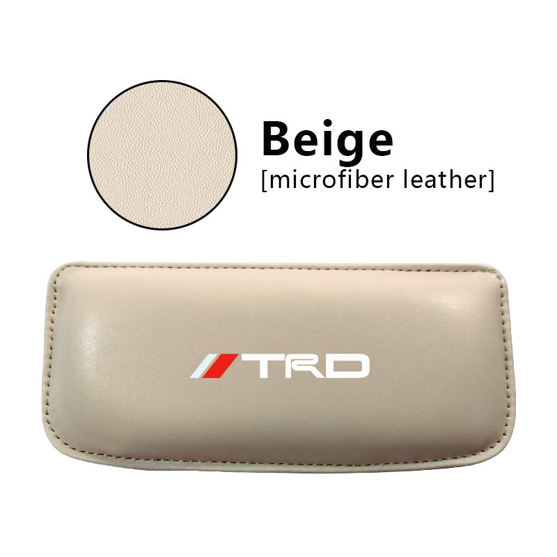 Leather Knee Pad Car Interior Pillow Comfortable Elastic Cushion for Toyota GR RAV4 Prius CHR Camry TRD GT86 Corolla Yaris Auris