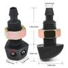2PCS Universal Frontscheibe Scheibe Wischer Düse Jet Für Toyota Mazda Hyundai Sprayer Sprinkler Wasser Auslauf Outlet Einstellung
