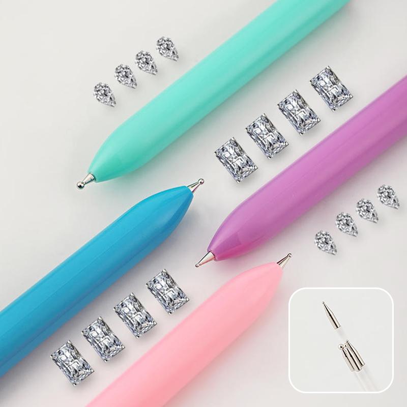 Nail Art Tip Dotting Pen Nail Painting Tools Rotatable Ballpoint Drill Pen